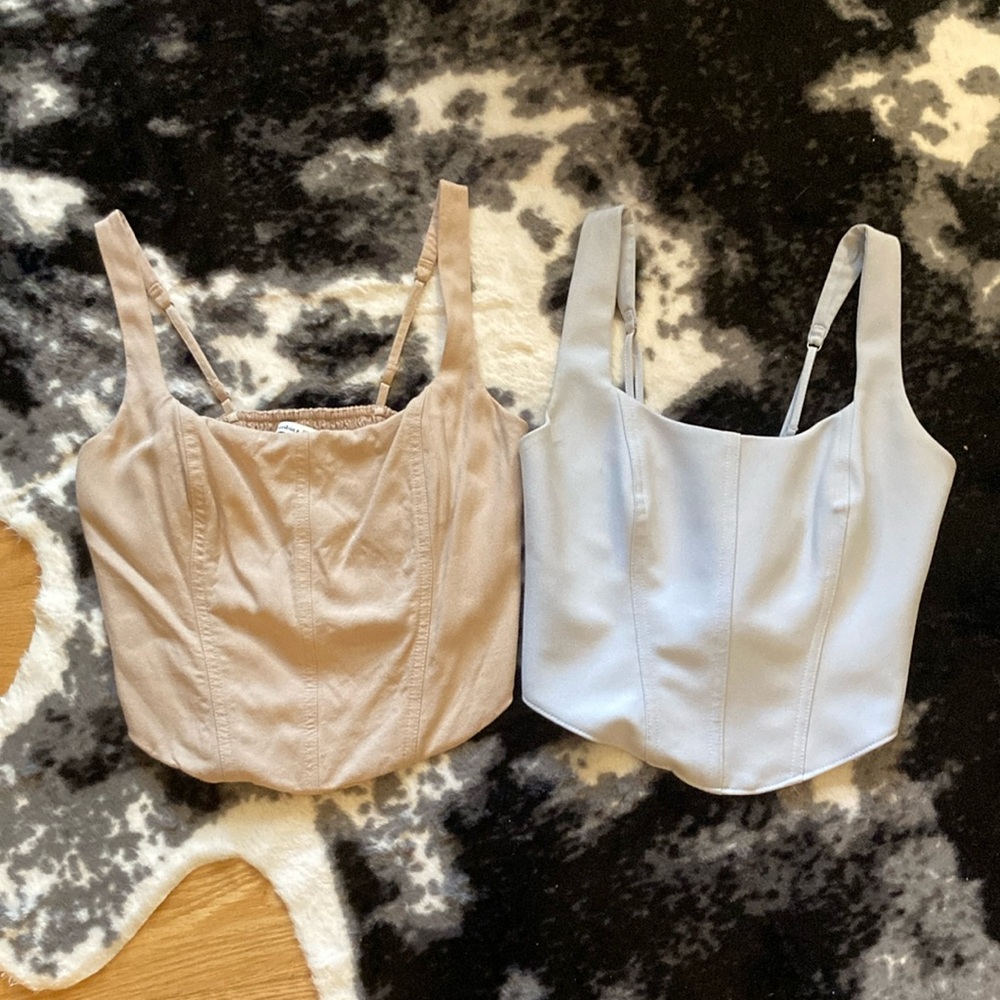 Abercrombie and Fitch TAN Corset Top